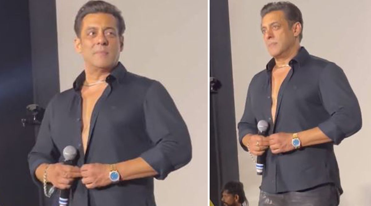 Kisi Ka Bhai Kisi Ki Jaan: Salman Khan Gets TROLLED For Enhancing His Abs Using VFX In The Movie, Goes SHIRTLESS At The Trailer Launch To Give Shamers A BEFITTING REPLY! (Watch Video)