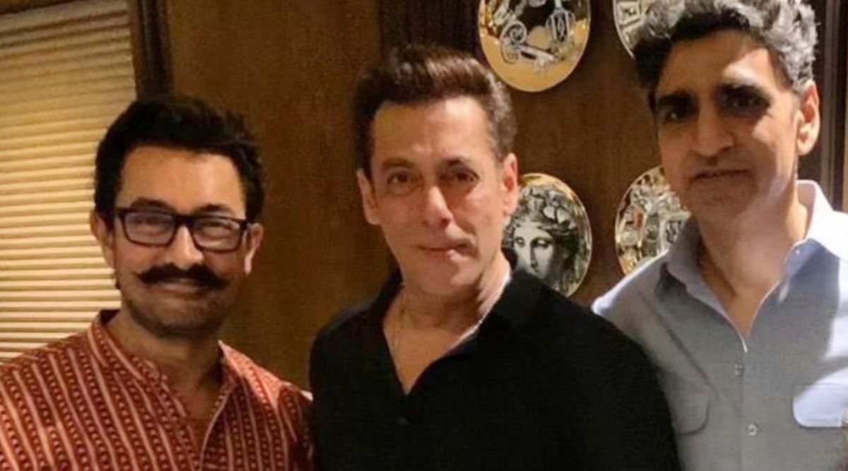 Arpita Sharma Eid Bash: Salman Khan And Aamir Khan To Collaborate For A Movie? Dangal Actor Wears Bhaijaan’s Bracelet (Watch Video)