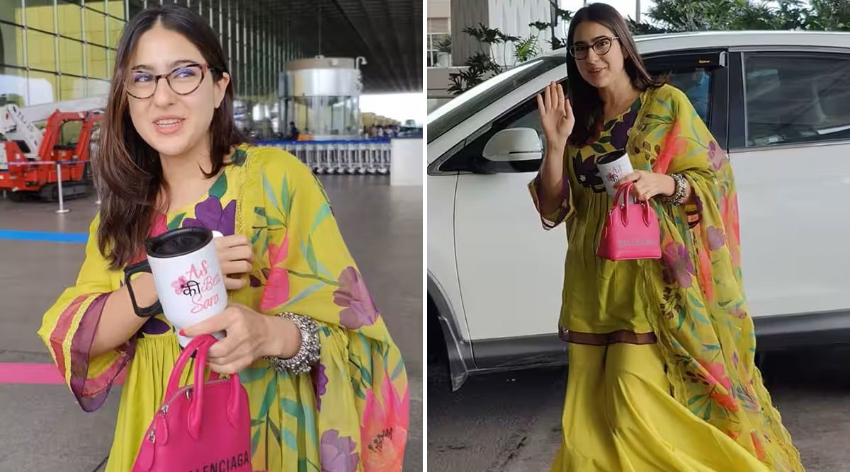 Sara Ali Khan Spotted Donning A Beautiful Desi Avatar; Her ‘AS’ Mug Steals All The Attention (View Pics)