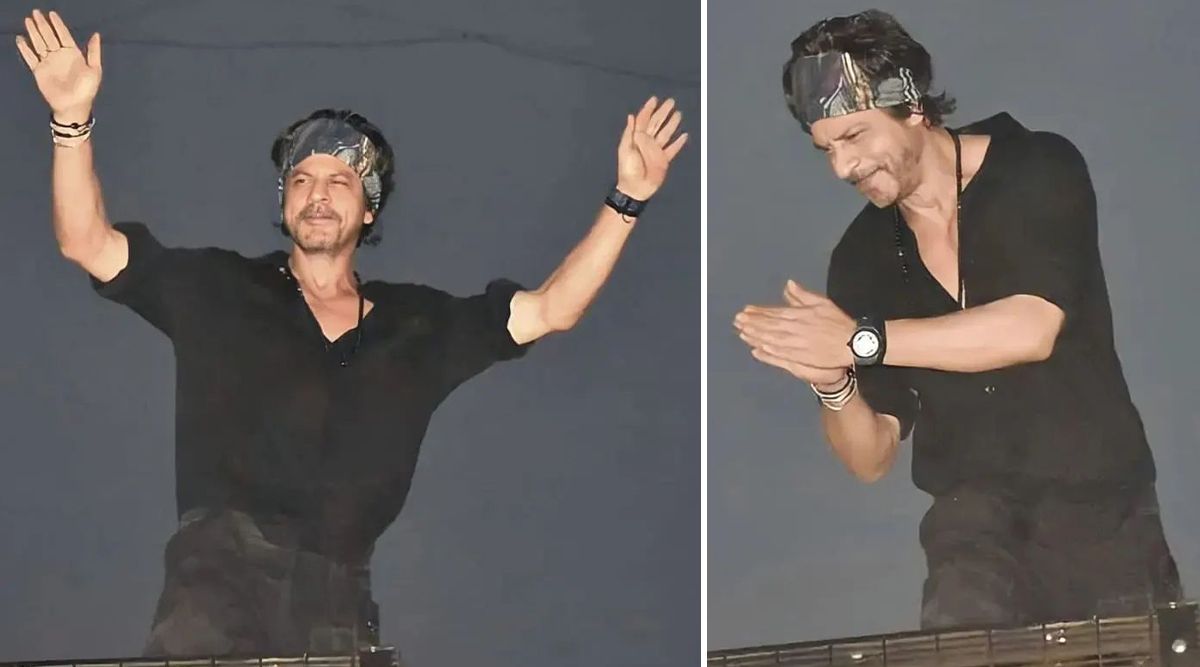 Bollywood Badshah Shah Rukh Khan THANKED his fans with joining his hands outside Mannat; Watch his video! 