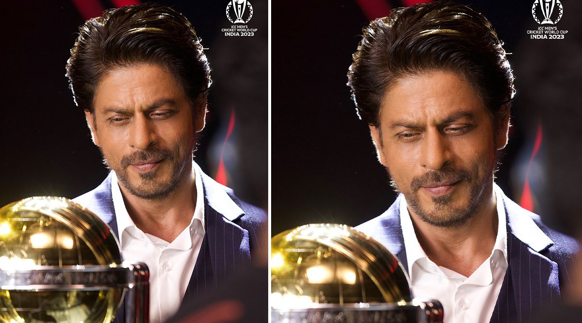 Shah Rukh Khan's Alluring Pose with ODI World Cup Trophy Delights Fans, ICC Shares Photo (View Pic)