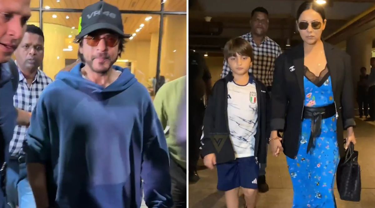 Shah Rukh Khan, AbRam And Gauri Spotted Together At The Airport; Fans Feel Relaxed! (Watch Video)