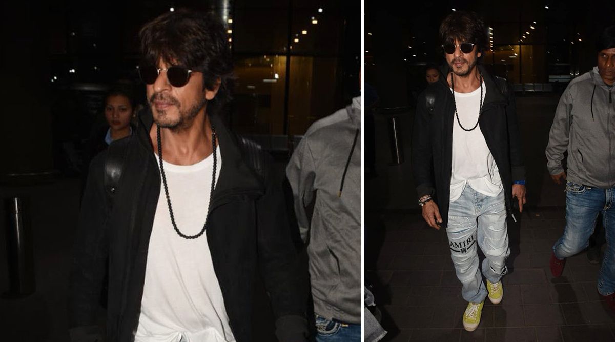 Shah Rukh Khan was slaying forever classic style statements by dressing in a white tee and blue jeans; Watch out!