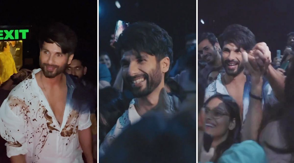 Shahid Kapoor surprises fans as he crashes into a theatre playing ‘Jab We Met’; watches them dance on ‘Mauja Hi Mauja’
