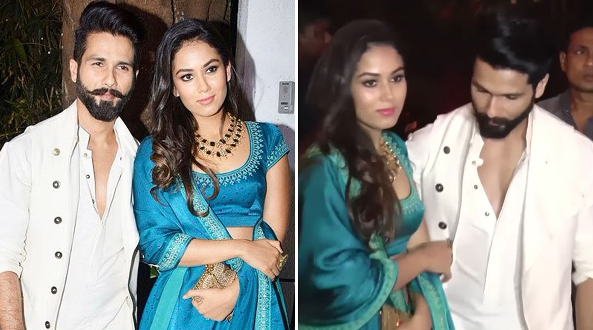 Shahid Kapoor Comes To Mira Rajput's Rescue, Prevents Wardrobe Malfunction - Internet Applauds The Doting Husband's HEROIC Act! (Watch Video)