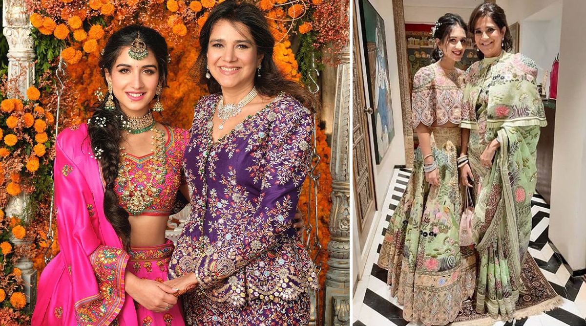 Shaila Merchant USED Older Daughter’s diamond jewellery, and wore her saree for GolDhana; See pics!