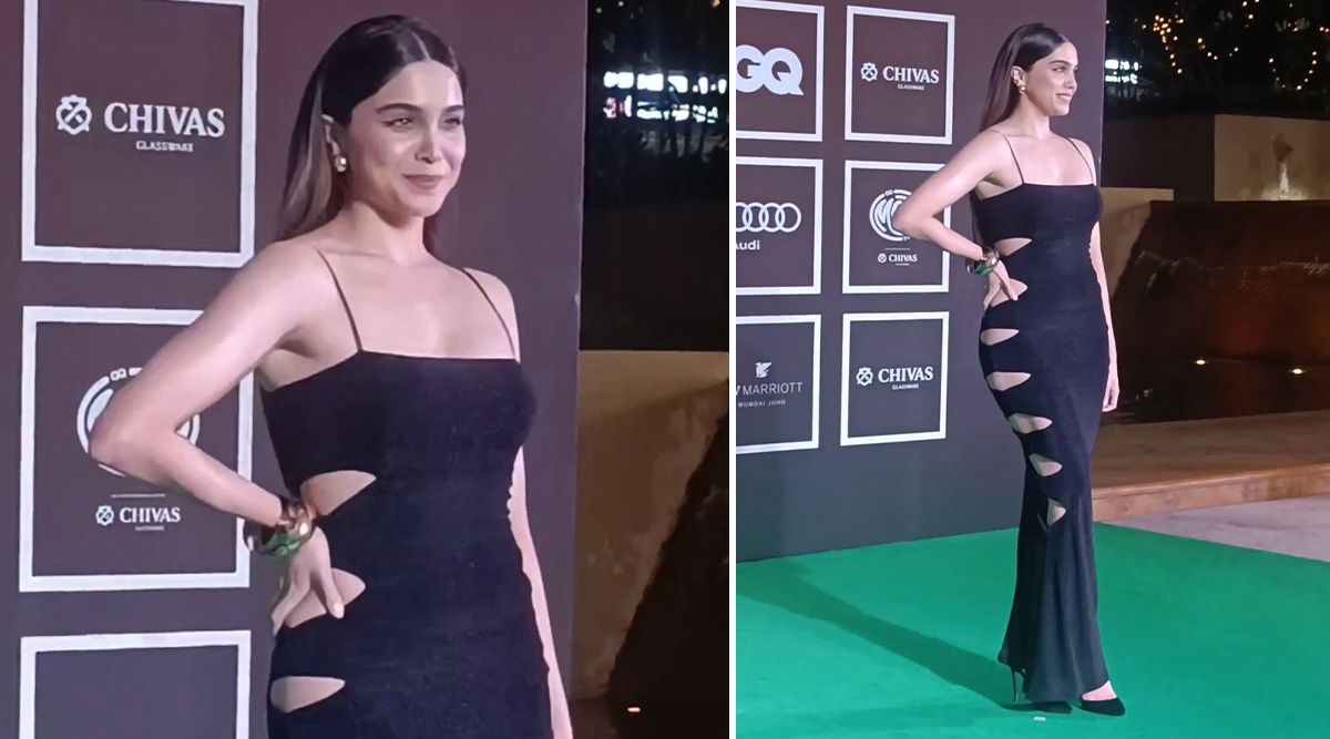 Sharvari Wagh goes BOLD in this black cut-out dress for the GQ India Awards