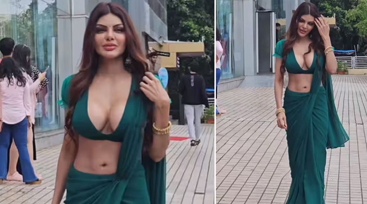 Ooh La La! Sherlyn Chopra Sets Social Media Ablaze With Cleavage Revealing Blouse; Netizens Fume Over Provocative Fame Tactics! (View Pics) 