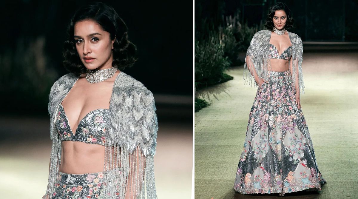 Shraddha Kapoor Proves That She Is BREATHTAKING BEAUTY In Striking Metallic Lehenga At India Couture Week (Watch Video)