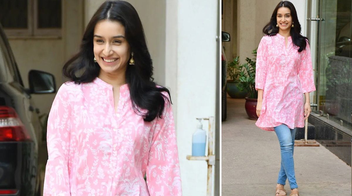Shraddha Kapoor gives a million dollar smile as she poses for photographs; Paps ask her to show the THUMKA; Watch!