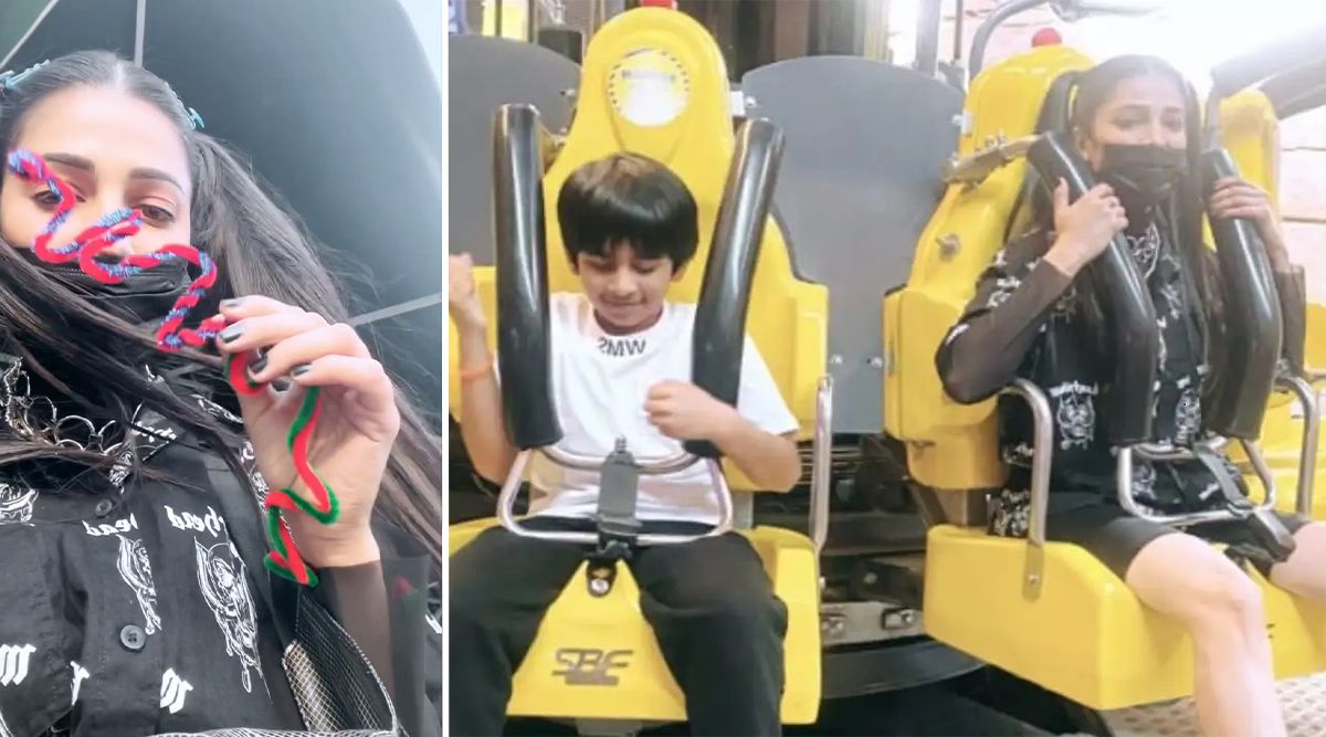 In her most recent VIDEO, Shruti Haasan shows that she is still a child at heart by taking a roller coaster ride