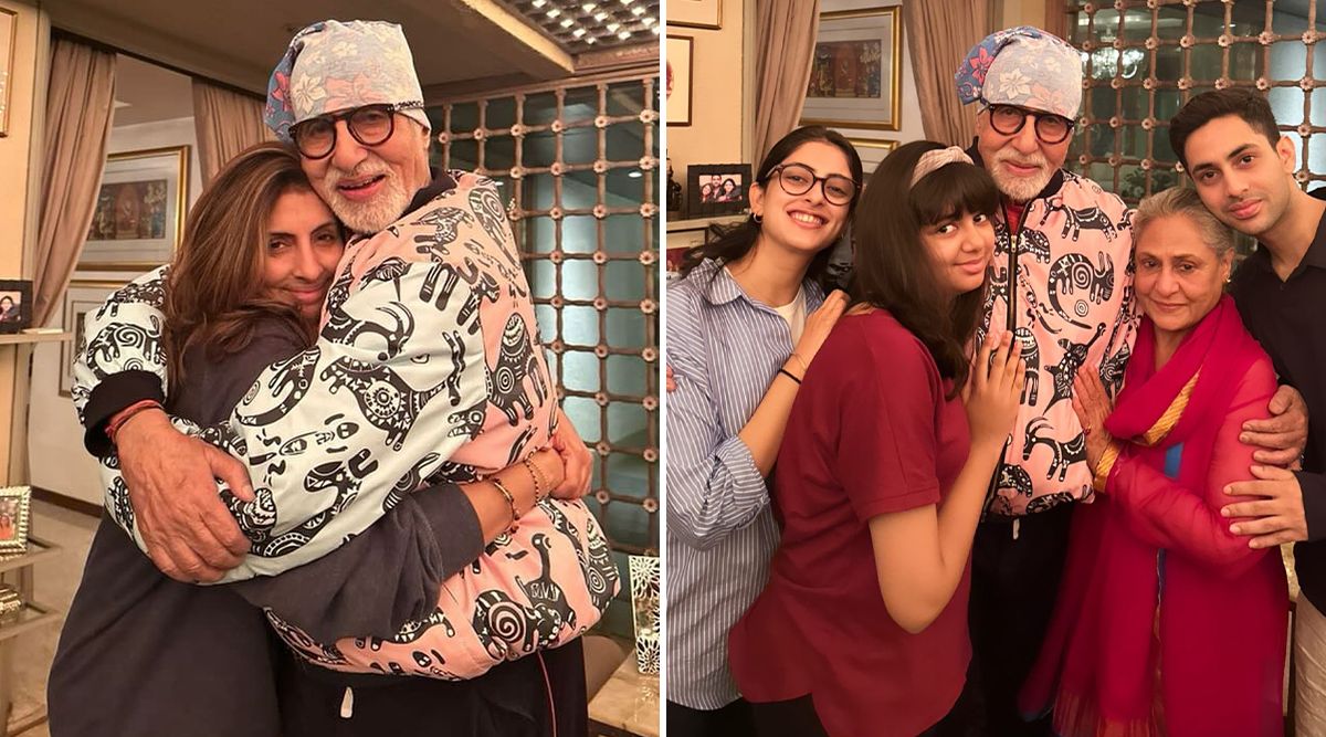 Happy Birthday Amitabh Bachchan! Shweta Bachchan's Heartfelt Warm Hug And Navya's Stunning Birthday Bash Pics Will Leave You In Awe! (View Pics)