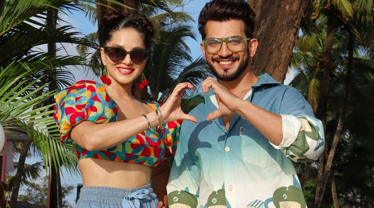 Hosts Sunny Leone and Arjun Bijlani start shooting for Splitsvilla X4 in Goa