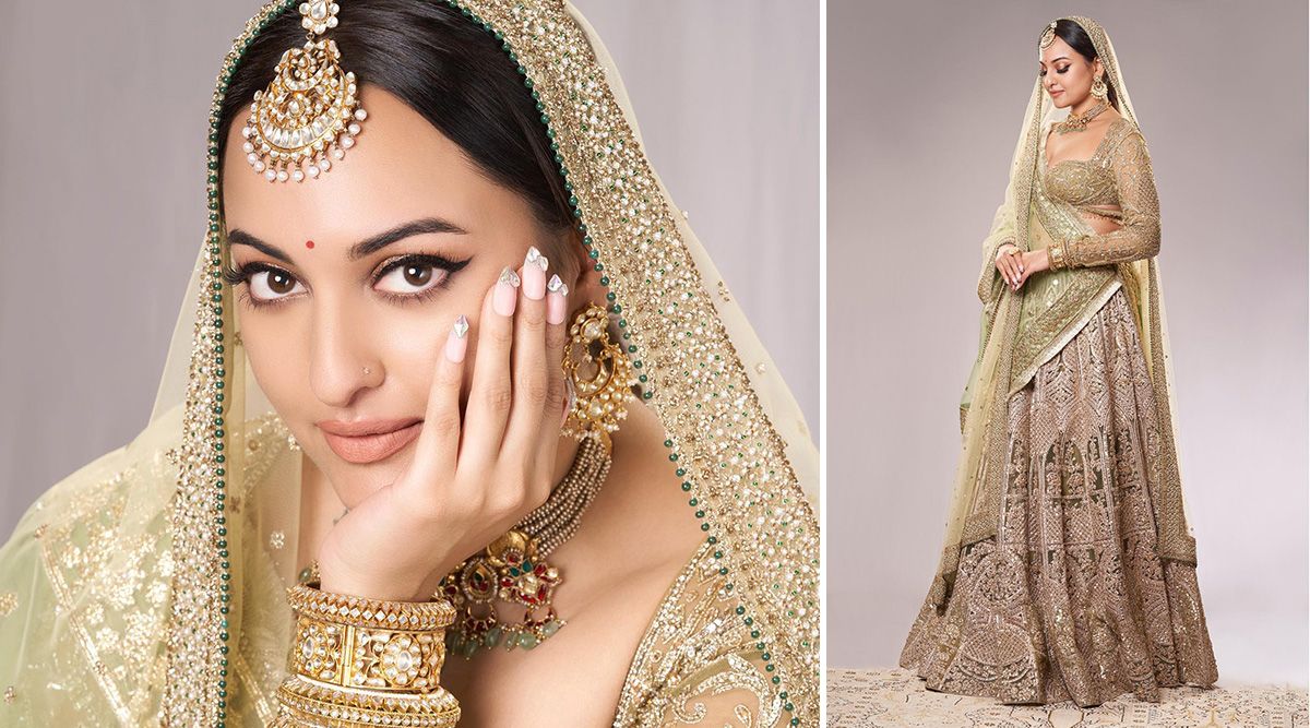 Sonakshi Sinha looks drop-dead gorgeous as she dons a bridal look in a lehenga; Check out!