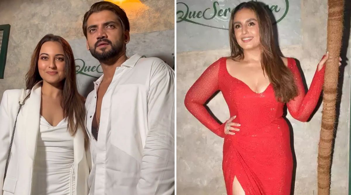 OMG! Sonakshi Sinha And Boyfriend Zaheer Iqbal's Twin At Huma Qureshi's B-Day Bash; Spark MARRIAGE Speculations! (Watch Video) 