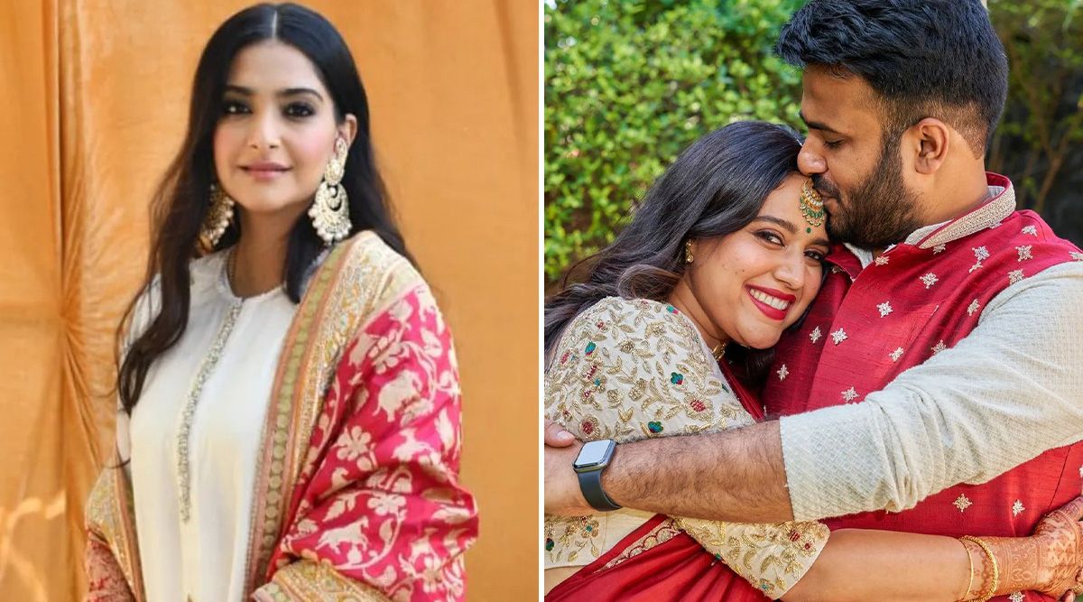 Sonam Kapoor Ahuja makes an appearance at Swara Bhasker and Fahad Ahmad’s engagement party, looks as GORGEOUS as ever!
