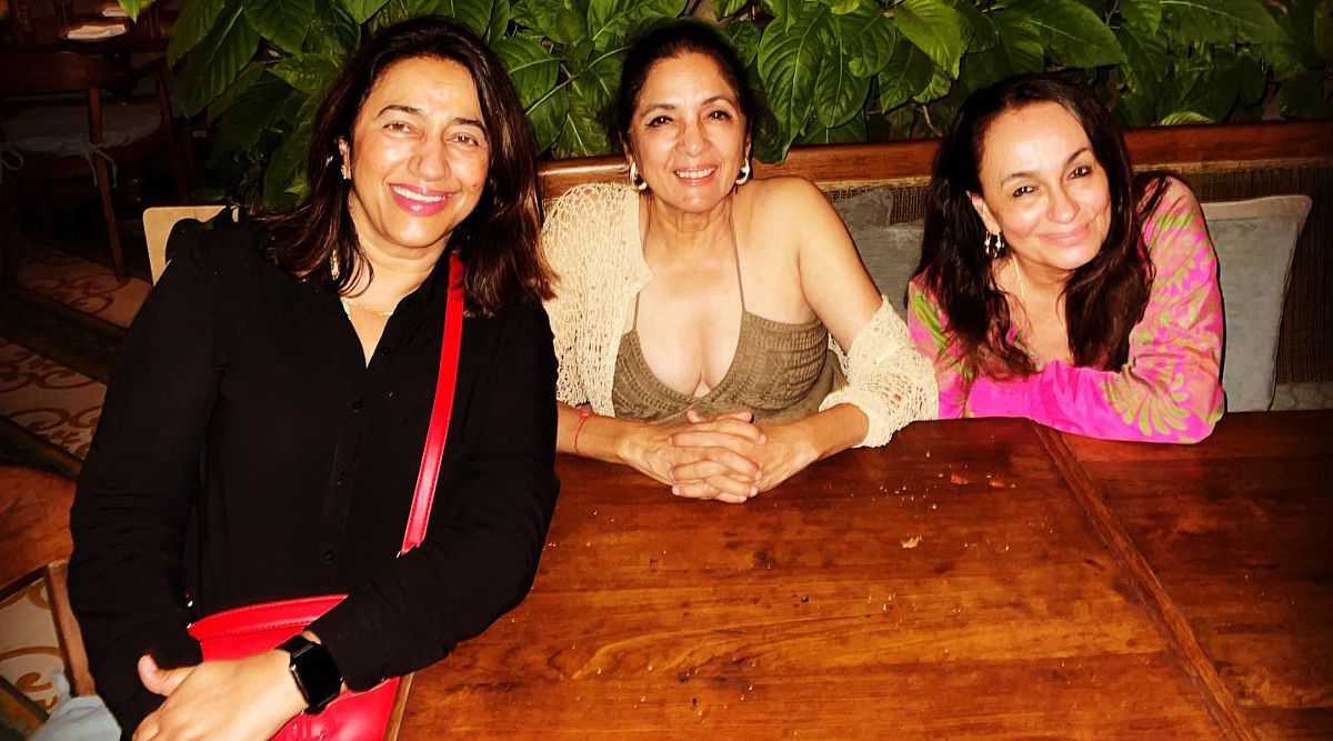 Neena Gupta Poses With Her Squad Soni Razdan And Anu Rajan, Chilling At A Restaurant (View Pic)