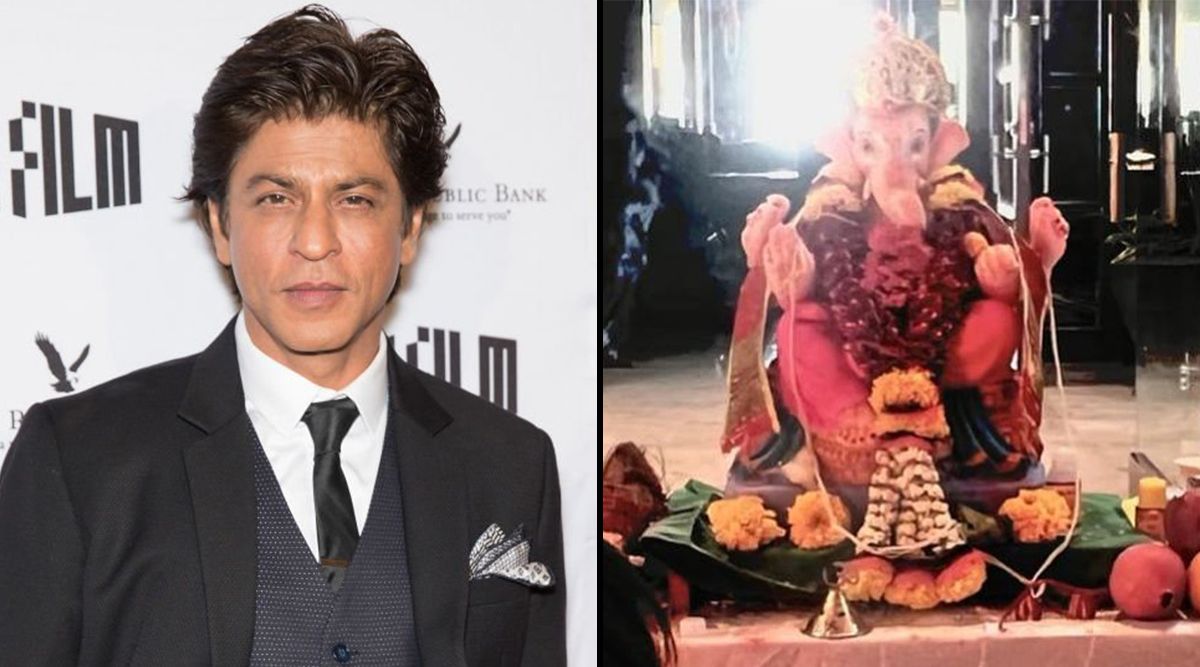 Ganesh Chaturthi 2022: Shah Rukh Khan pens a heartfelt note along with a picture as he welcomes Bappa home with son AbRam