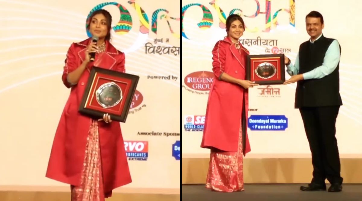 Shilpa Shetty receives the ‘Fitness GAME CHANGER Award.’ See more insights!