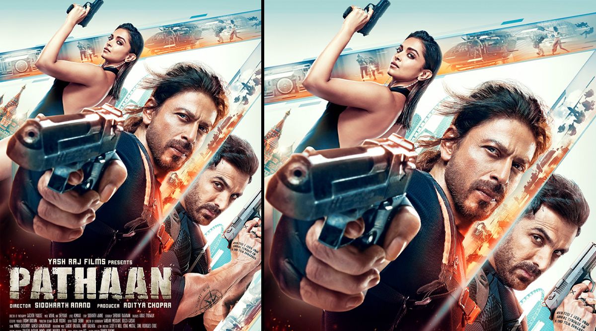 Shah Rukh Khan unveils NEW thrilling poster of 'Pathaan' along with RELEASE date; Check out!