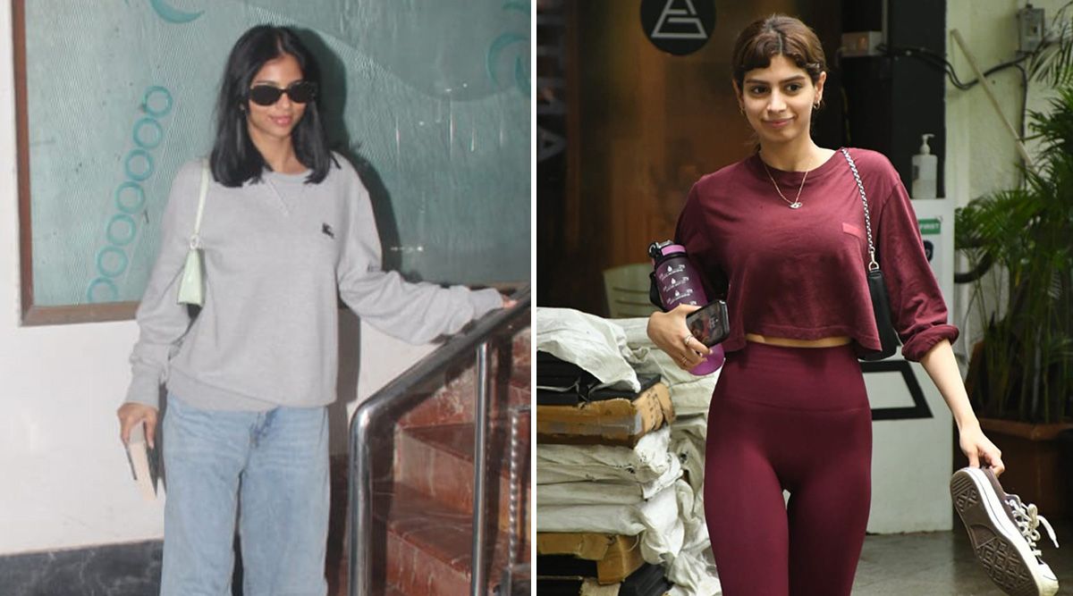 Suhana Khan and Khushi Kapoor sported chic casual looks in their recent paparazzi captures