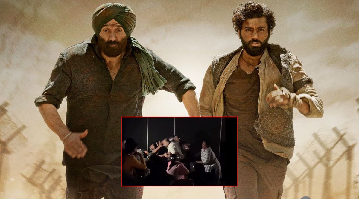 Gadar 2: Oh No! Sunny Deol's Film Sparks Yet Another FIGHT In Theater; Man and Couple Exchange Punches and Blows (Watch Video)