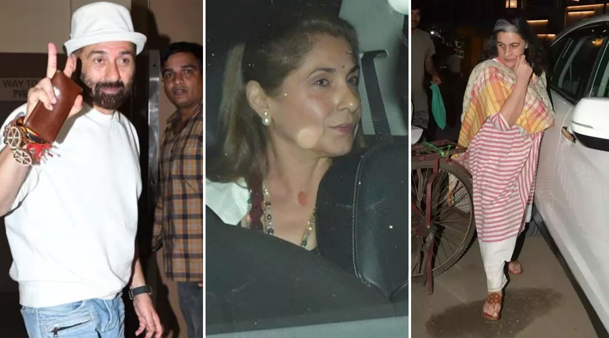 Gadar 2: Sunny Deol, Dimple Kapadia And Amrita Singh To COLLABORATE For A Project? Actors Movie Night Bash Sparks RUMOURS (View Pics)