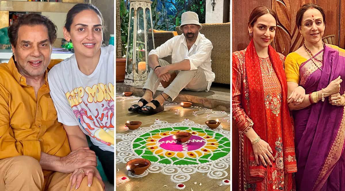 Sunny Deol, Hema Malini, Dharmendra & Esha Deol's Diwali 2023, In Pics