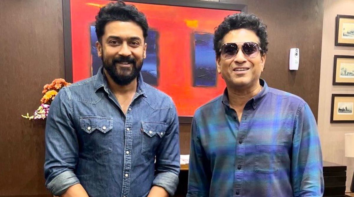 Suriya gets clicked with Sachin Tendulkar, uploads the picture on Instagram; See pics!