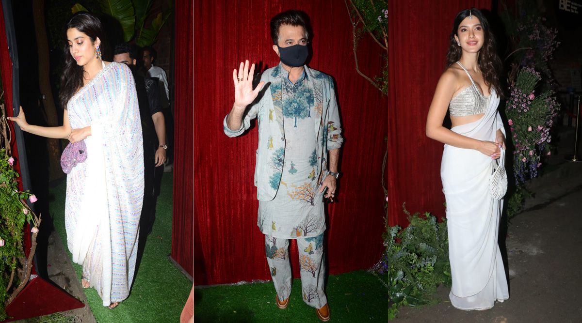 The Kapoor family arrived in style wearing dazzling outfits for Kunal-Arpita’s wedding bash