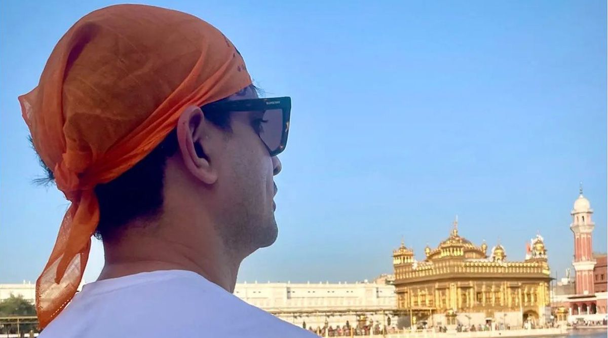 Tahir Raj Bhasin takes blessing at the Golden Temple for his journey so far
