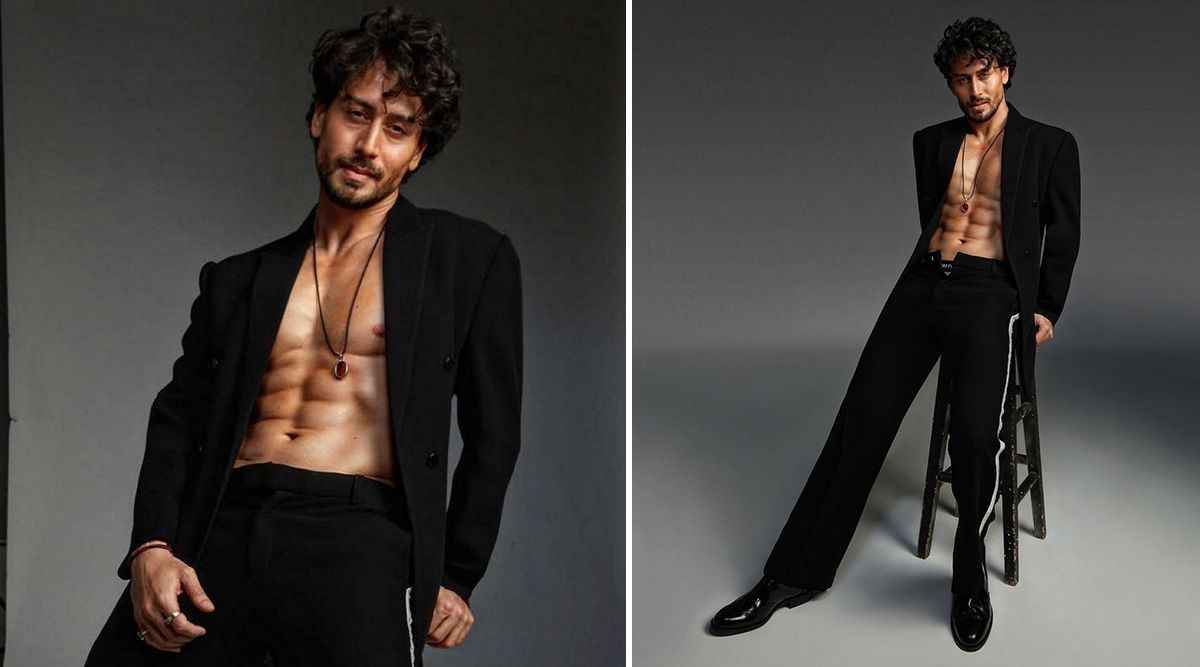FIRE EMOJIS on the way for Tiger Shroff’s latest pictures flaunting his chiseled abs with a striking pose