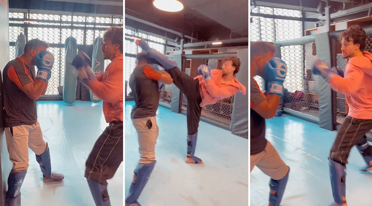 Tiger Shroff's kick landed on his 'strong' Action Trainer's Face! Here's the video!