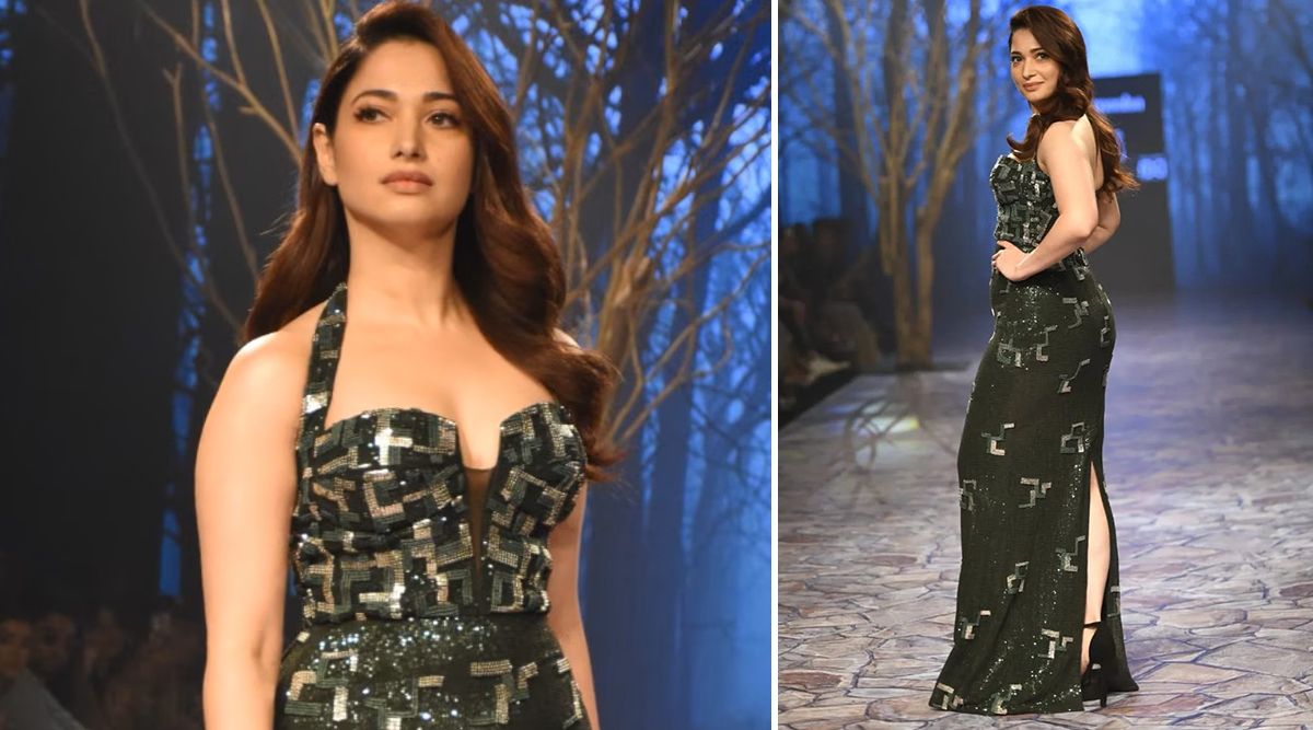 Lakme Fashion Week: Tamannaah Bhatia walks for Nirmooha on the ramp radiating elegant goddess vibes! (SEE PICS)