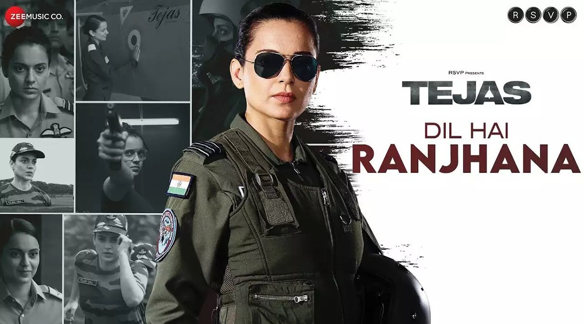 Tejas Song Dil Hai Ranjhana Out: Kangana Ranaut’s Upcoming Film Release It's Latest Melodious Anthem! (Watch Video)