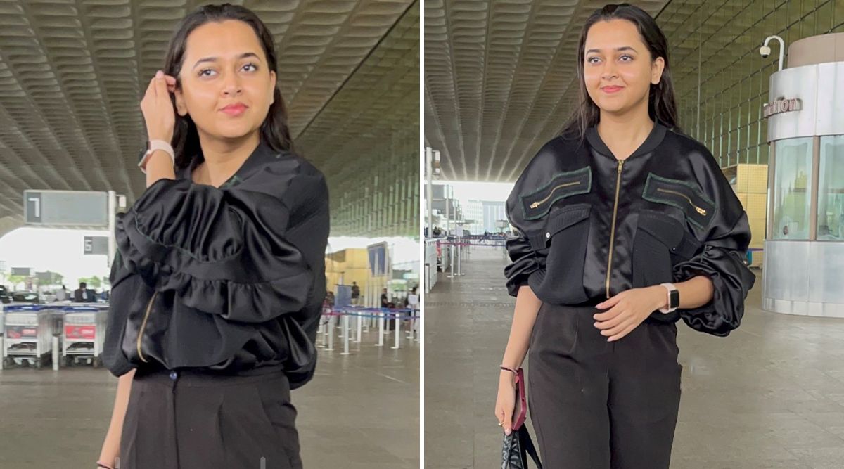 Tejasswi Prakash’s Nails The BOSS LADY Look In Her Airport Look! (Watch Video)