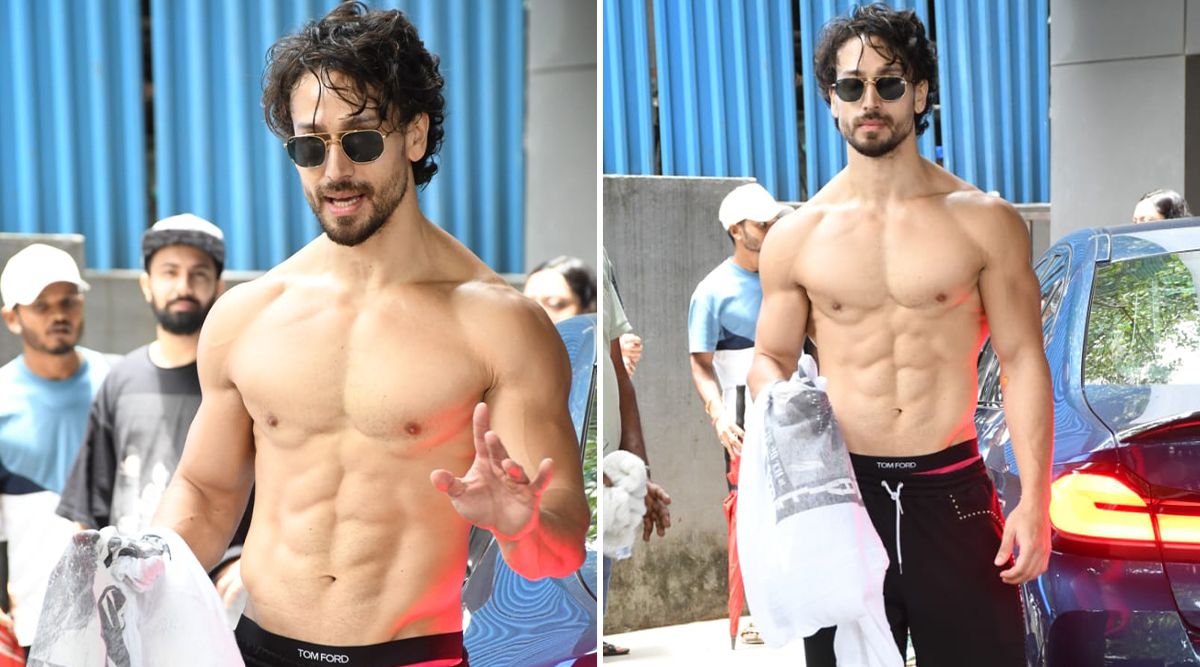 Tiger Shroff Flaunts His Chiseled Abs By Going SHIRTLESS; His Glimpse Will Is Sure To Make You DROOL! (Watch Video)