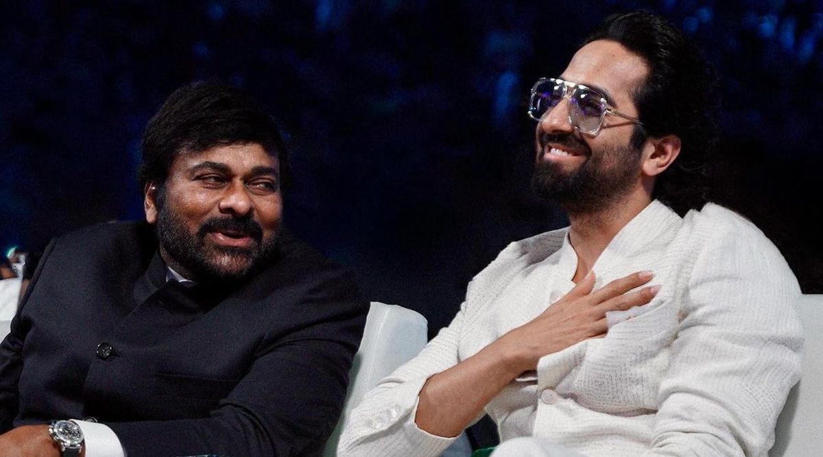 'Two-Self made actors,' Megastar Chiranjeevi and Ayushmann Khurrana in one frame; SEE PICS!