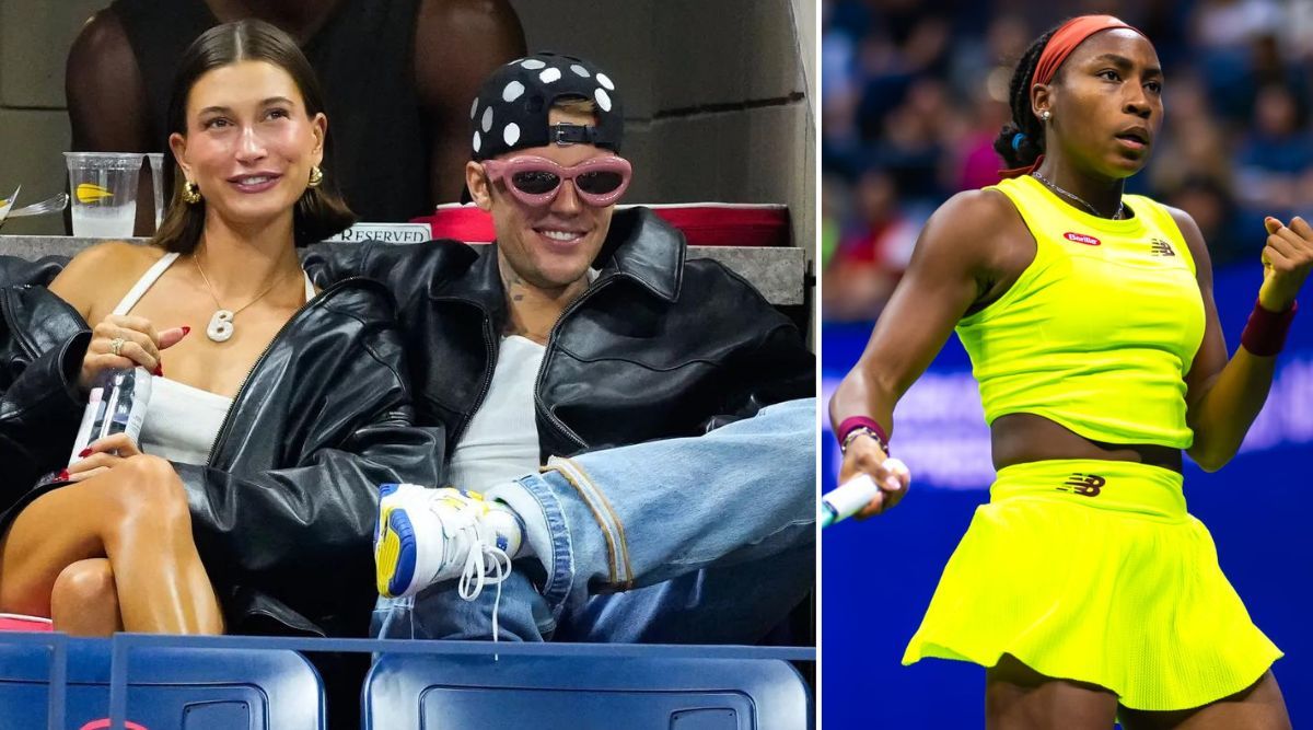Justin Bieber And Hailey Bieber Attend Coco Gauff’s US Open Game; The Player Is Starstruck (Watch Video)