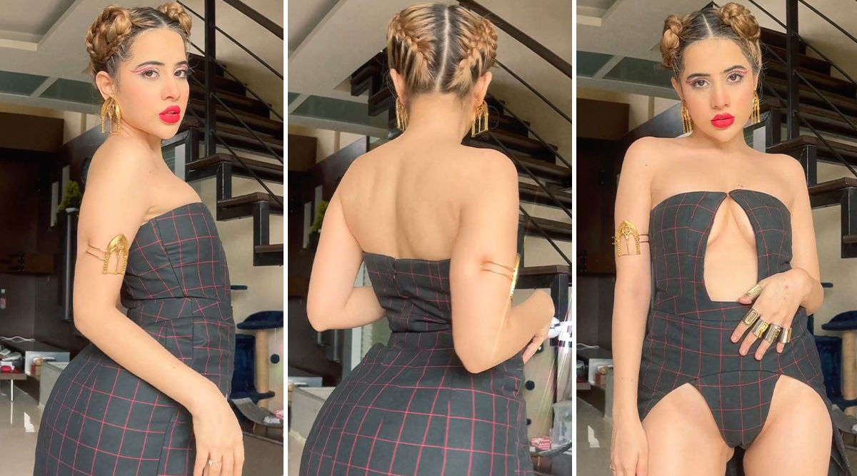 Uorfi Javed Flaunts Her Body Curves In A Deep Cut Bodysuit, Netizens Say ‘Your Worst Look So Far…’ (Watch Video)