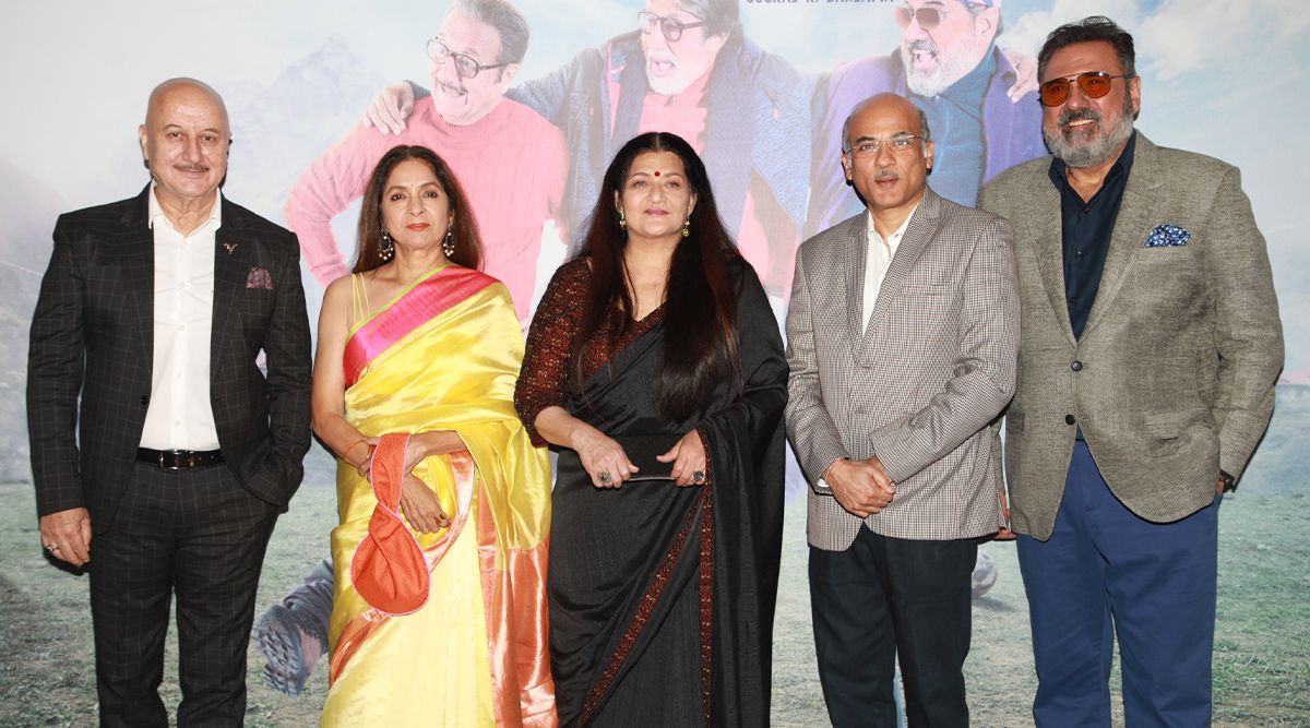 Anupam Kher and Others Attend the Unchai Trailer Launch