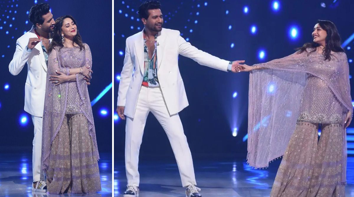 Vicky Kaushal grooves with his childhood crush Madhuri Dixit on the sets of Jhalak Dikhhla Jaa 10