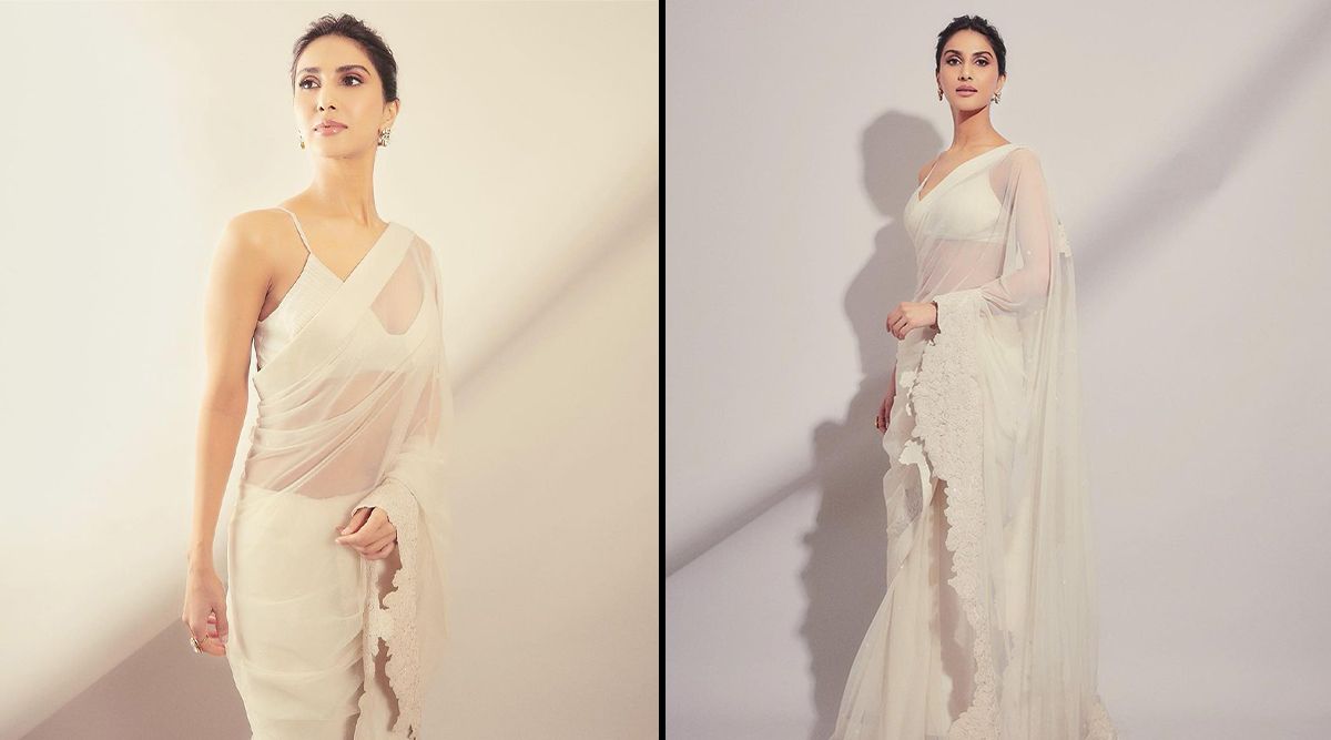 Vaani Kapoor is draped in a stunning white saree; her pictures look magical