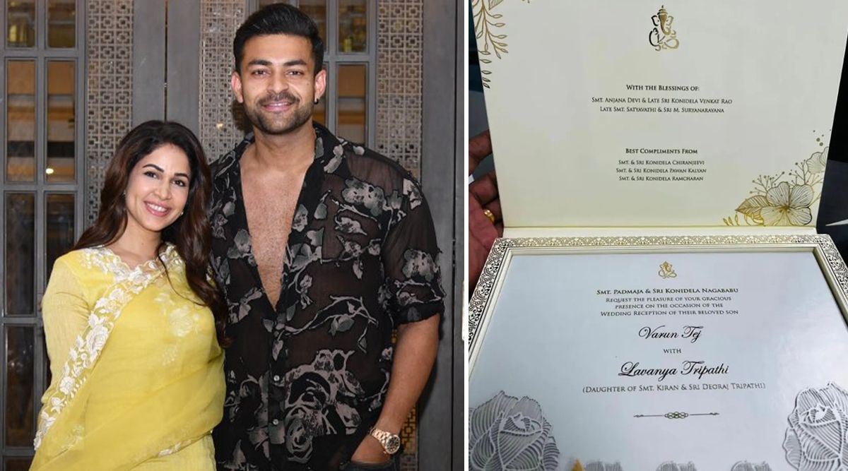 Varun Tej And Lavanya Tripathi Wedding: Couple’s Wedding Card Is All About SOPHISTICATION And MINIMALISTIC Details! (View Pic)
