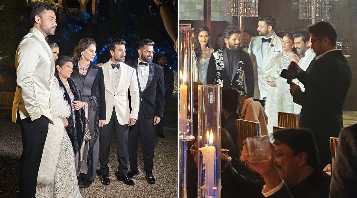 Varun Tej And Lavanya Tripathi Pre-Wedding Celebrations: The Couple And Guests All Look Ethereal In Black And White For The Glitzy Evening! (View Post)
