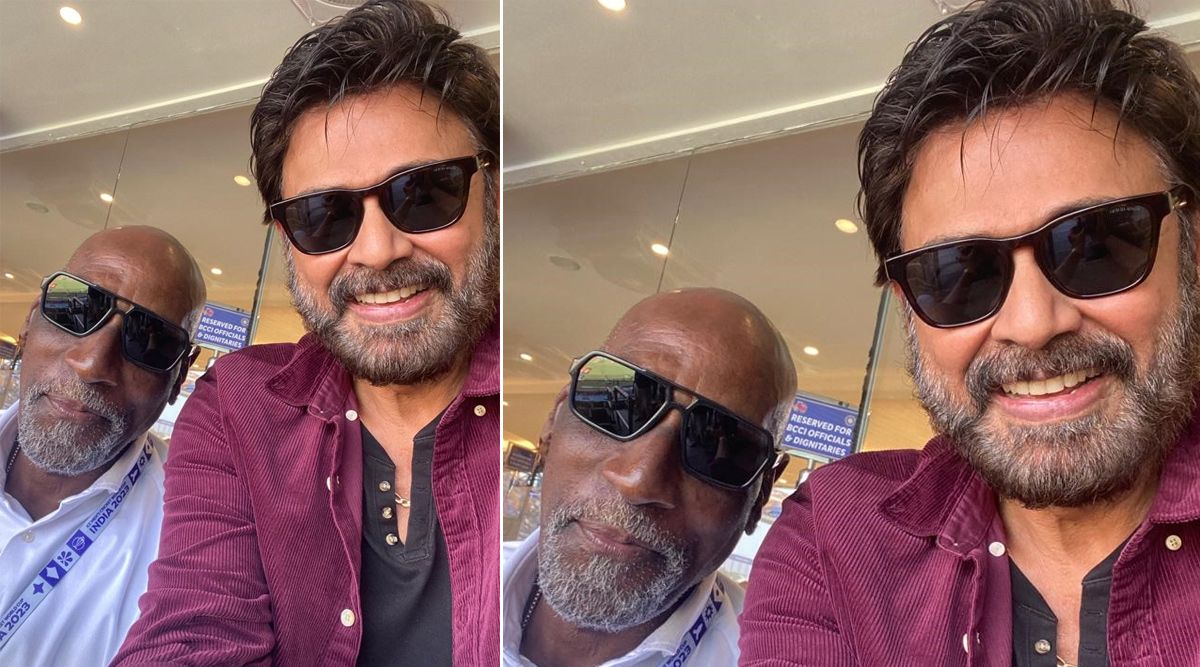 India Vs New Zealand Semi Final: Venkatesh Daggubati Drops A Fan Moment Pic With Veteran Cricketer Viv Richards and Footballer David Bechkam!