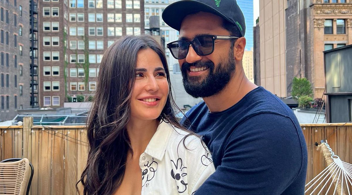 On the 75th celebration of Independence Day, Vicky Kaushal and Katrina Kaif raise the flag on their balcony