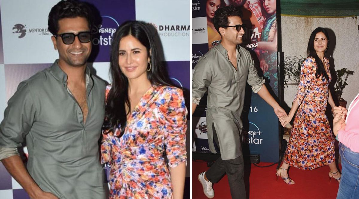 Vicky Kaushal yet another time showed us Husband GOALS, holding the hand of wife Katrina Kaif! Watch!