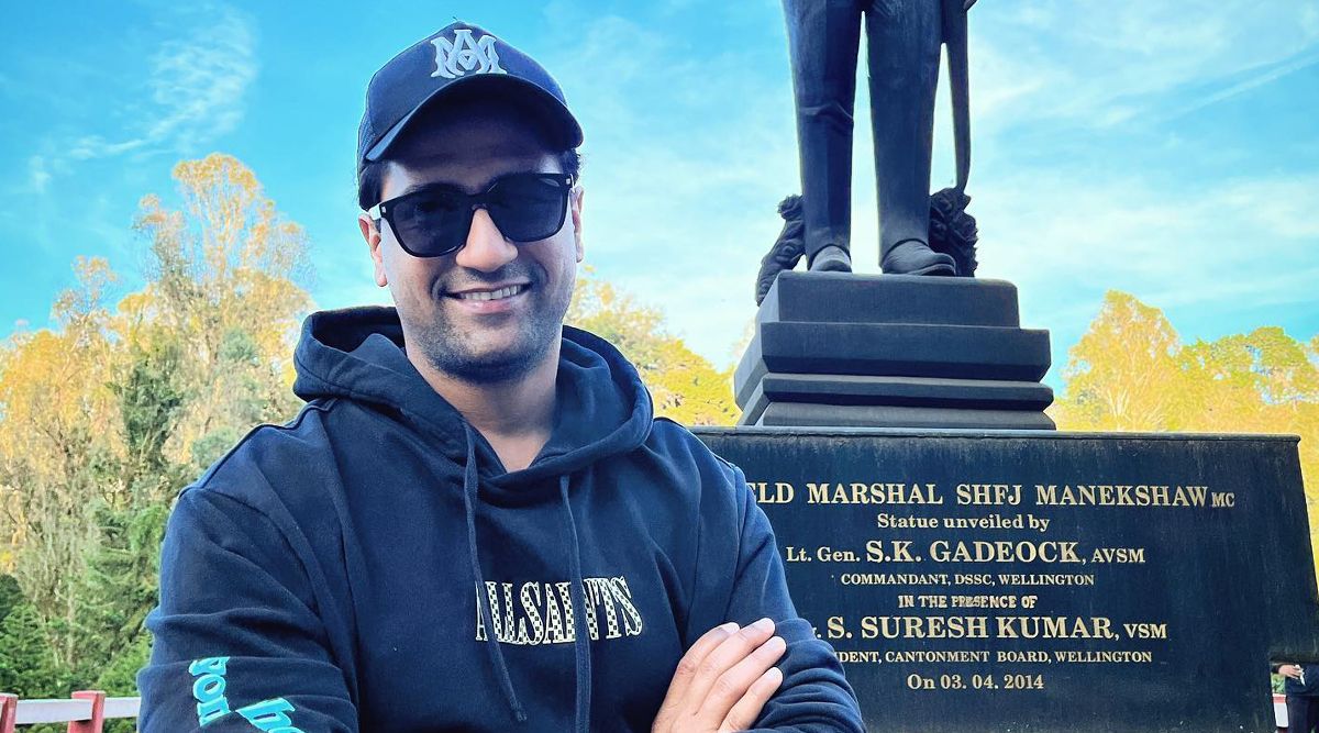 Vicky Kaushal’s photo standing next to the field Marshal Sam Manekshaw statue; Check Out PICS!