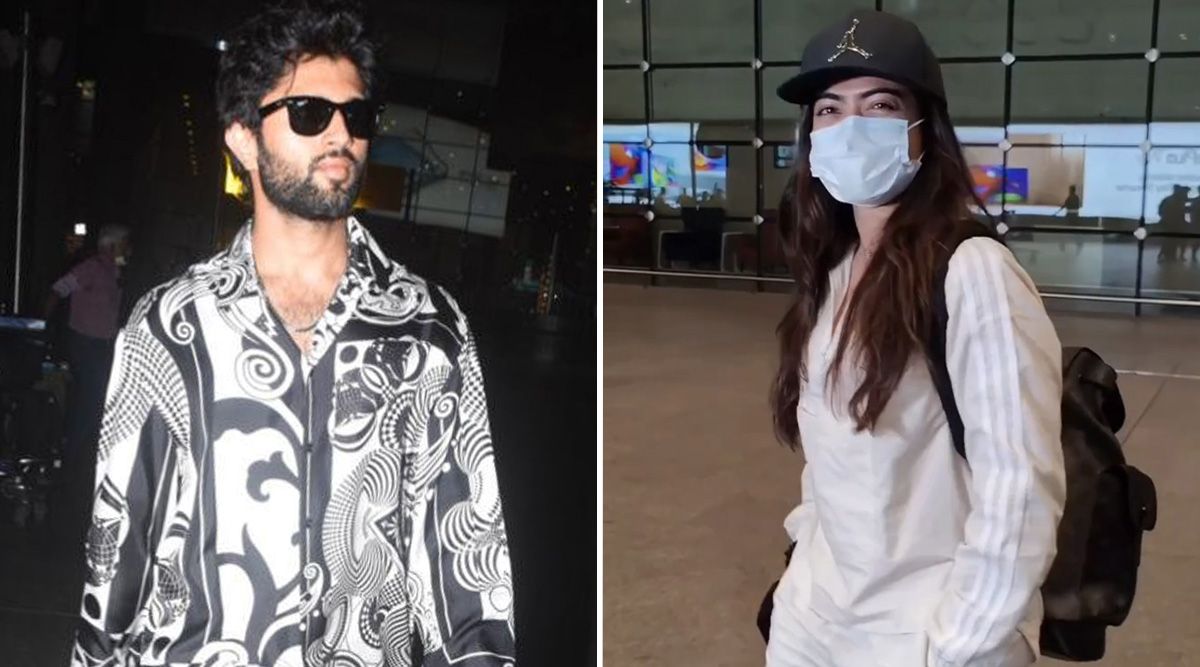 Rashmika Mandanna and Vijay Deverakonda get papped as they return from their Maldives vacation